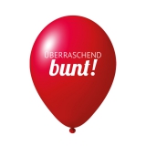 Luftballon Ø 27cm mit 1C-Druck, 100% Naturlatex